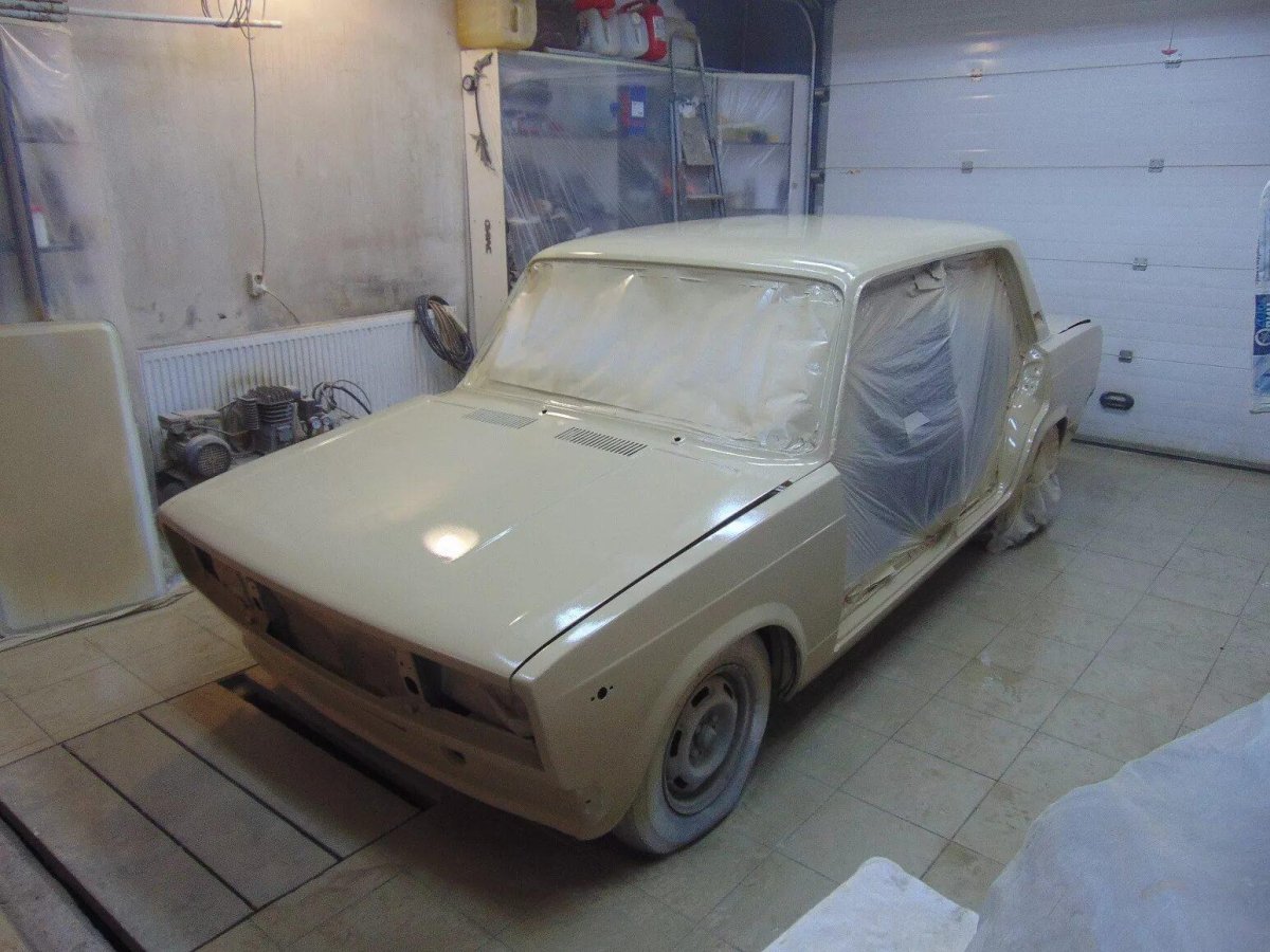 Краска 235 бежевая ВАЗ