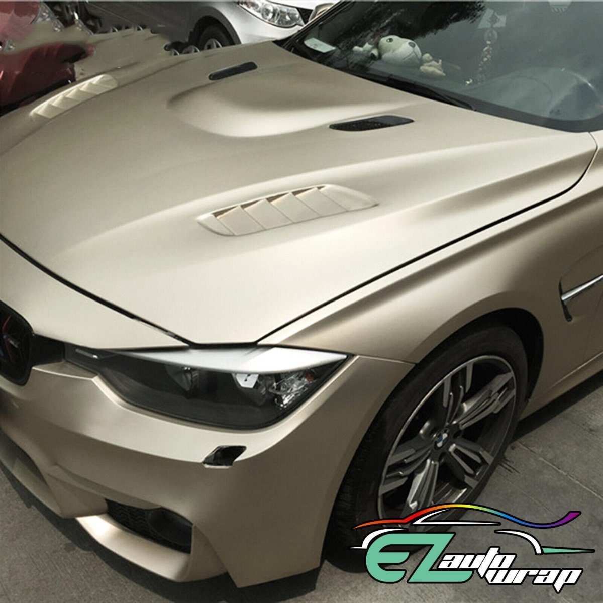 Пленка матовый хром шампань