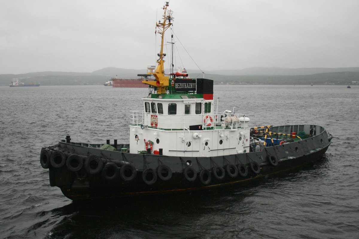 Буксир толкач морской