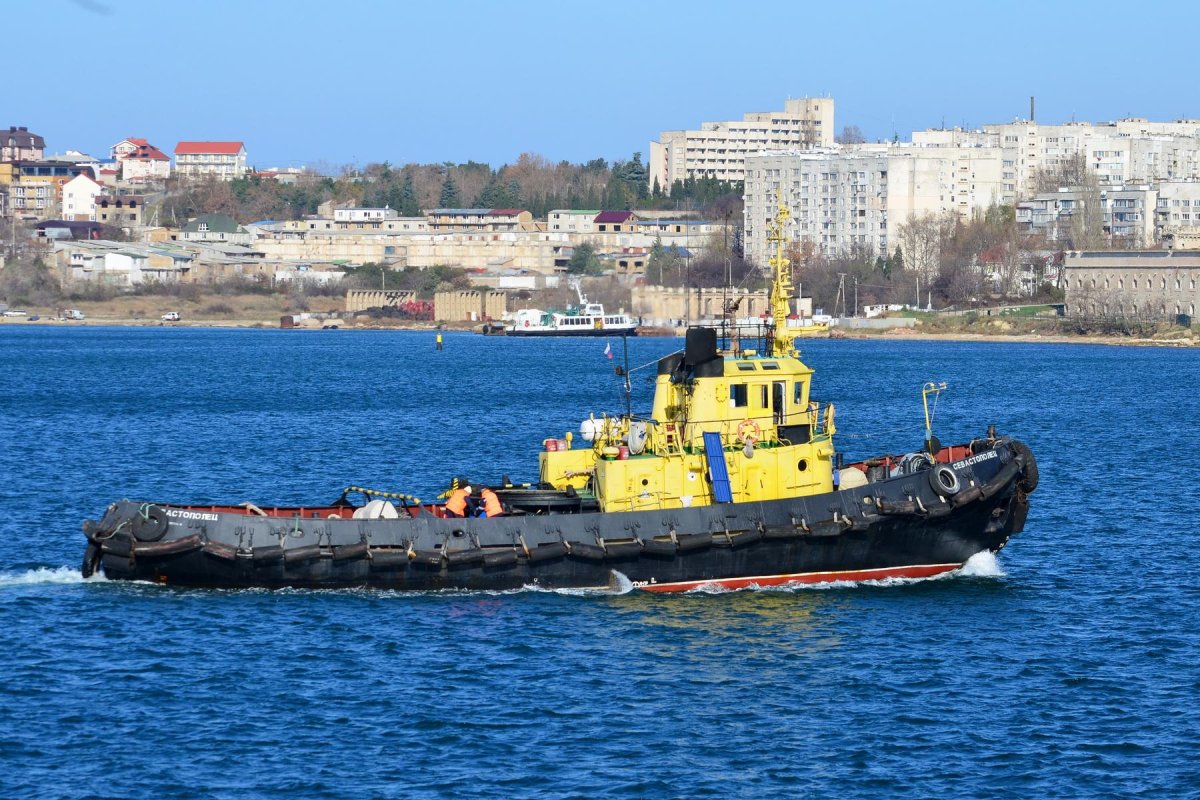 Морской портовый буксир-кантовщик
