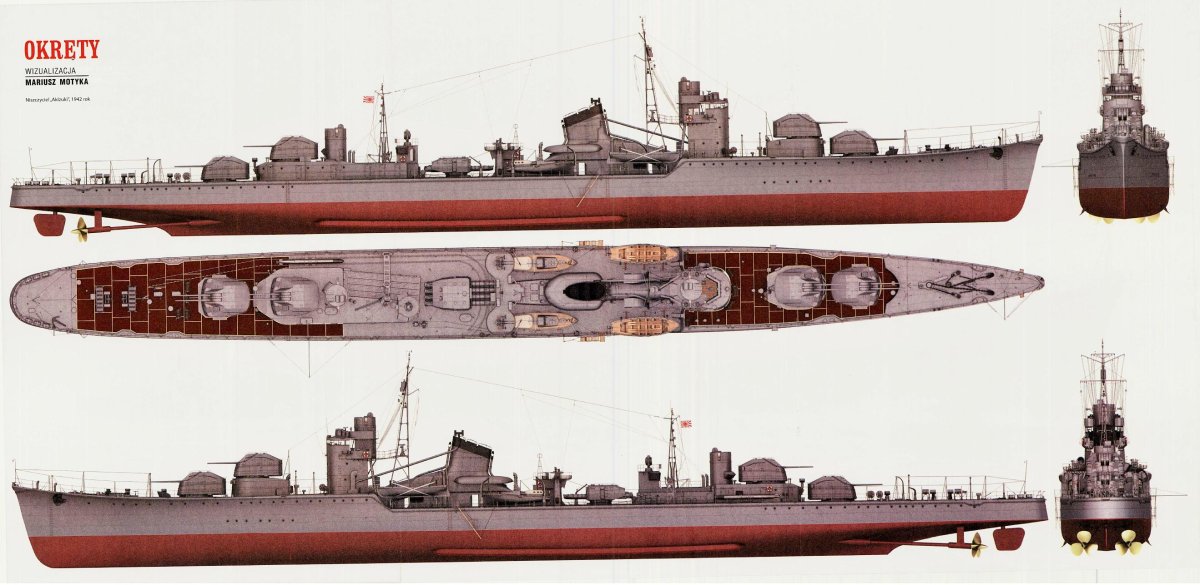 Японский эсминец Акидзуки