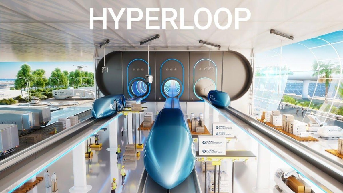 Hyperloop поезда Дубай
