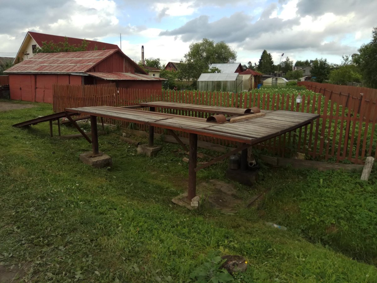 Деревянная эстакада