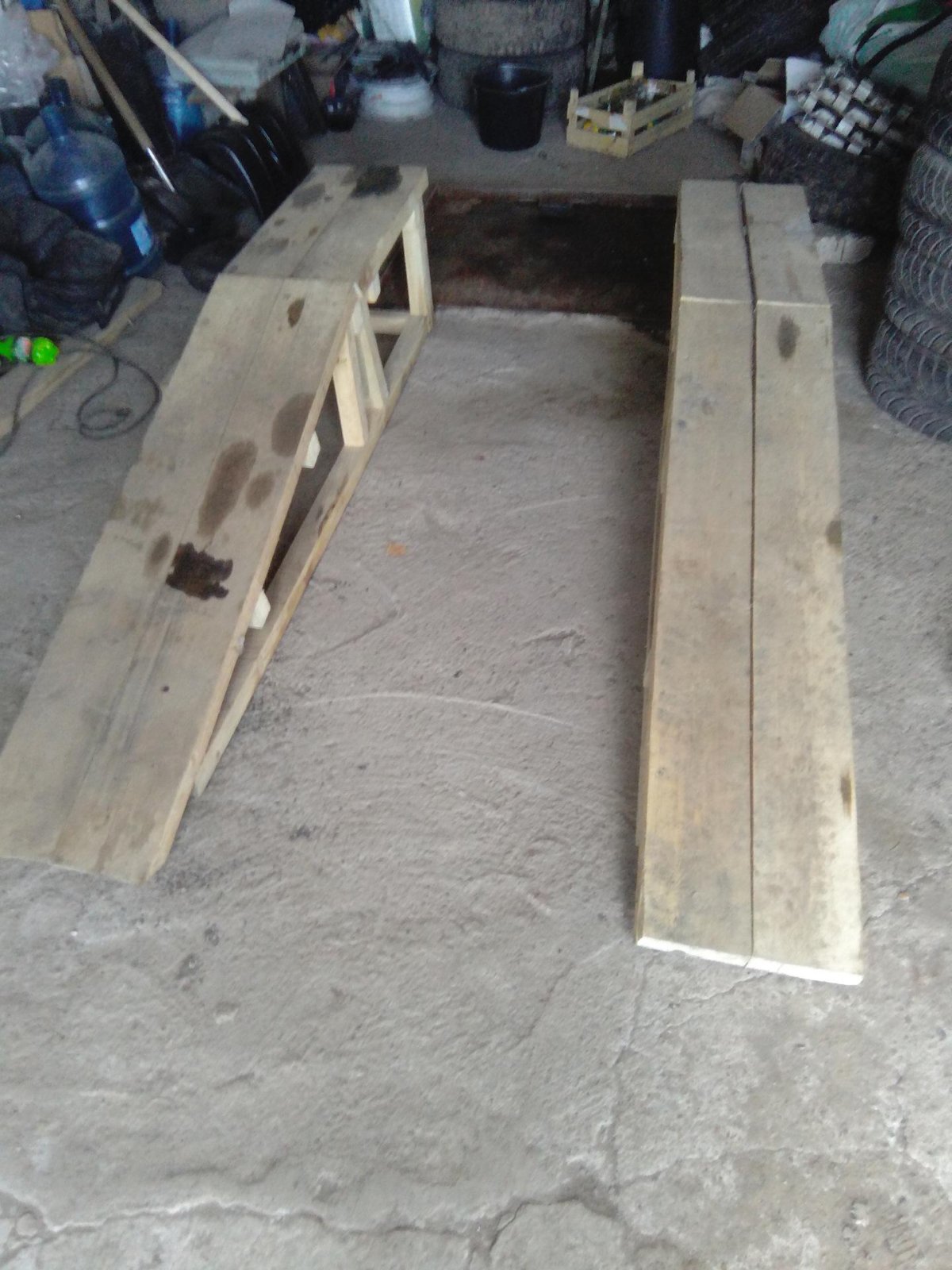 Деревянная мини эстакада