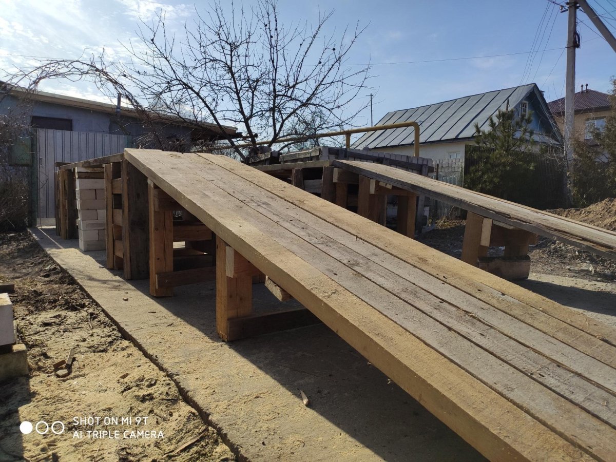 Деревянная эстакада