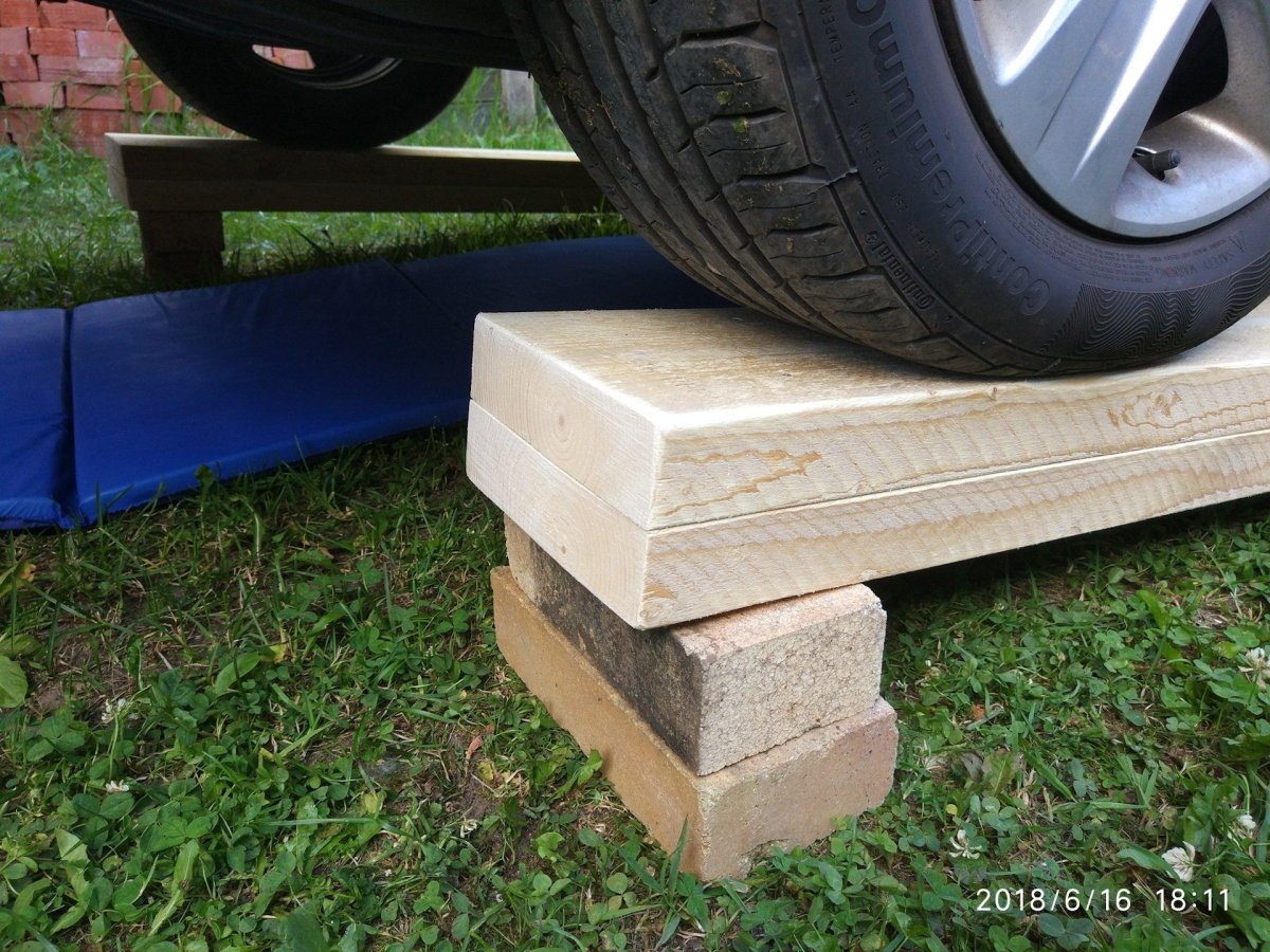 Мигиэстакада из дерева