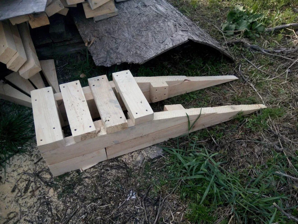 Мини эстакада из дерева
