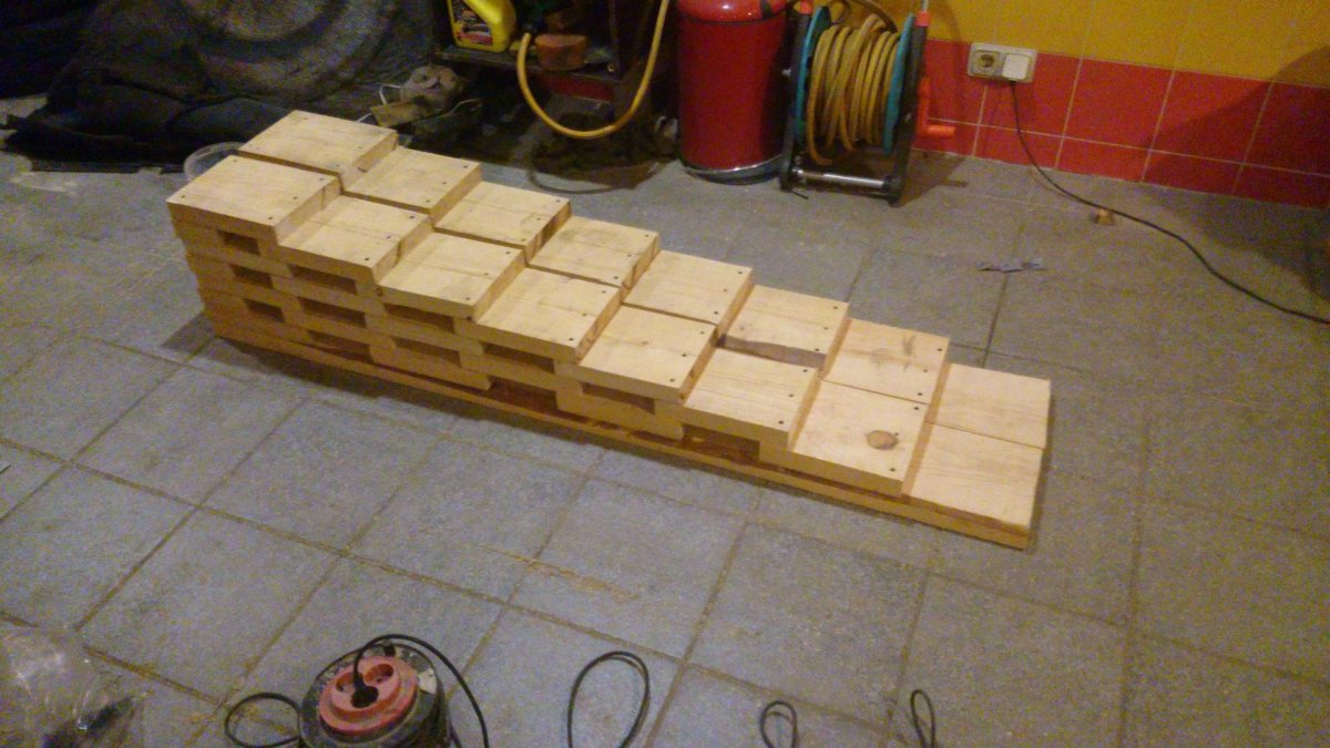 Мини эстакада из дерева