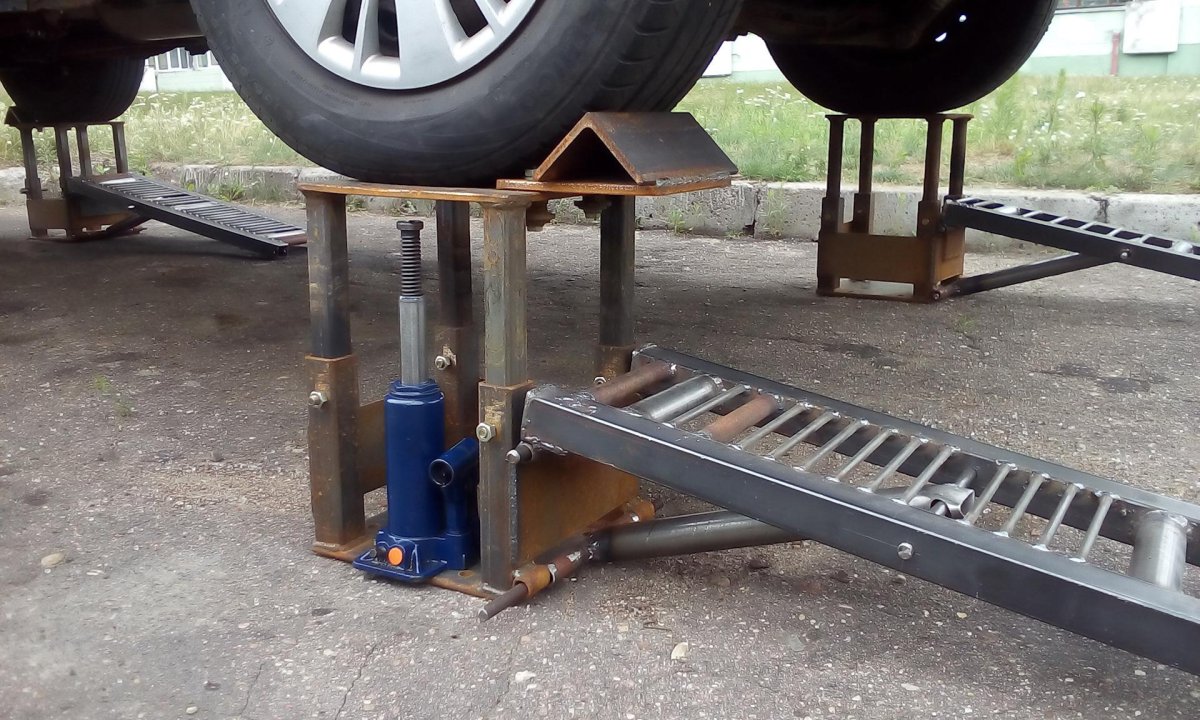 Разборная Гаражная эстакада