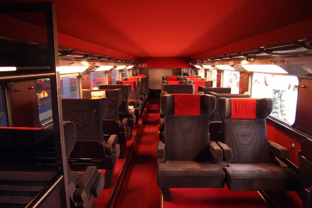 TGV Train интерьер