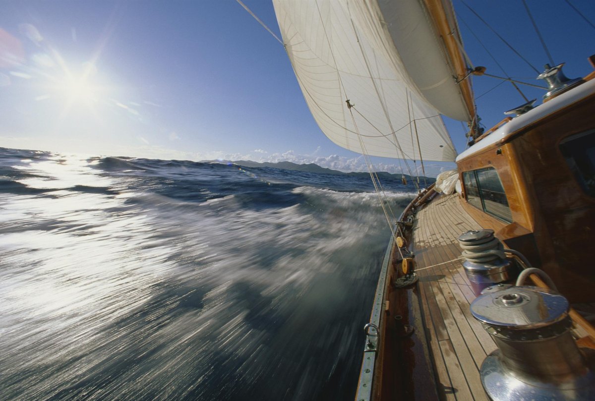 Красивый вид с корабля