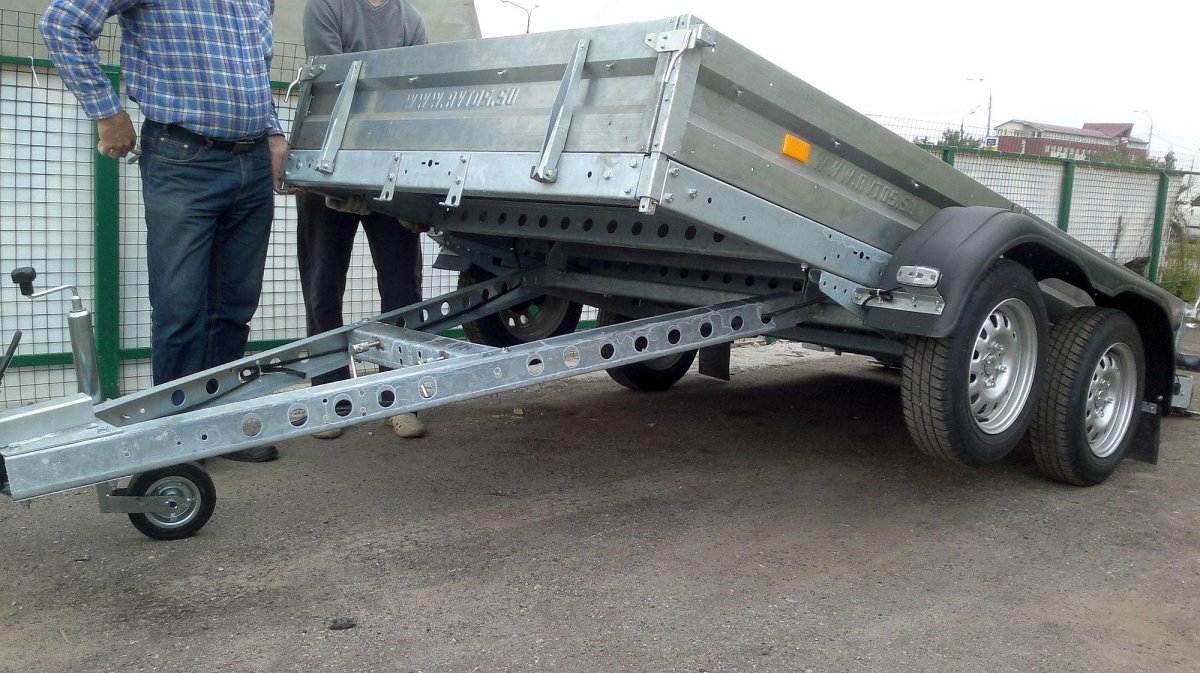 Прицеп МЗСА самосвальный