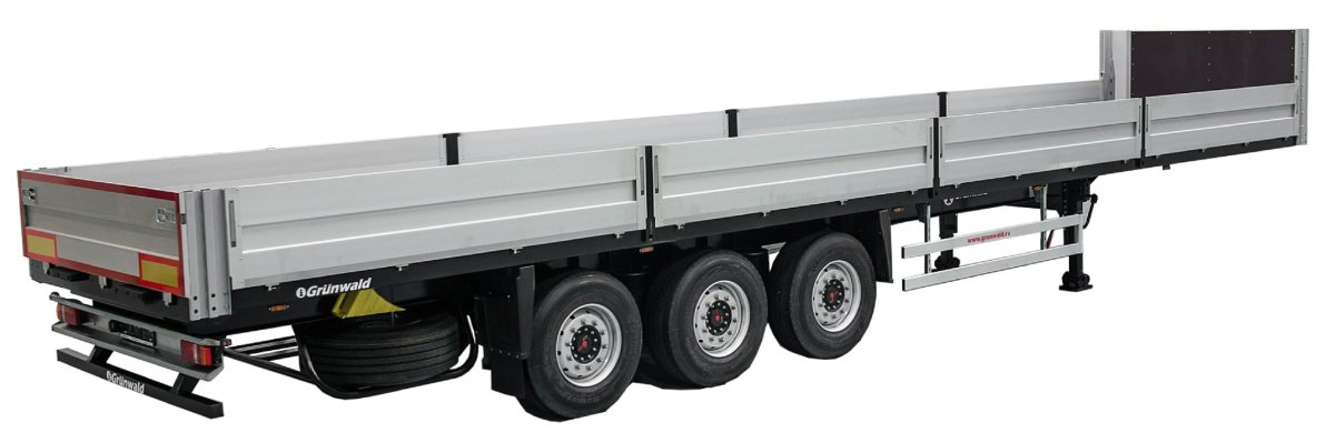 Бортовой полуприцеп шаланда