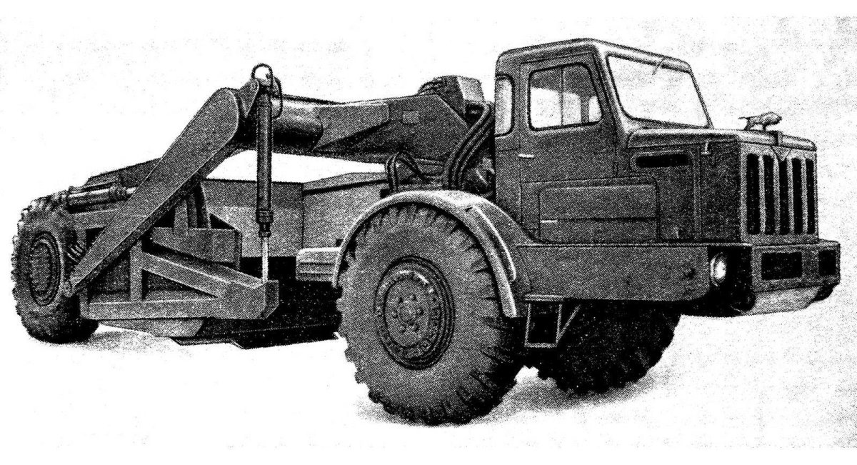 Одноосный тягач МАЗ-529