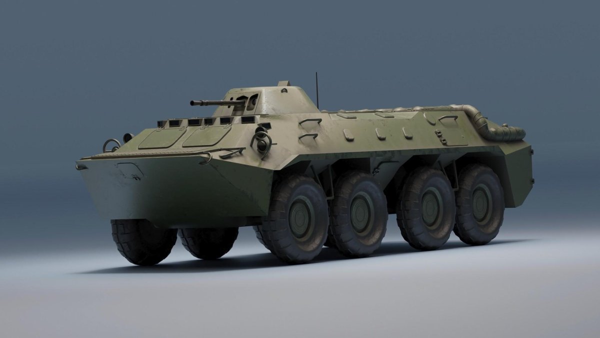 3д модель БТР 70