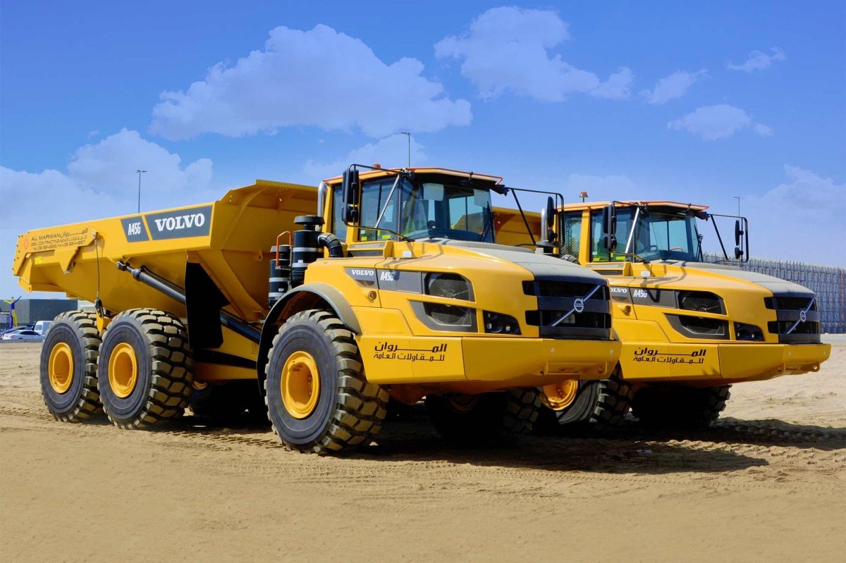 Вольво а40 сочлененный самосвал