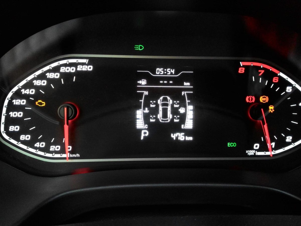 Чери Тигго 4 чек на панели