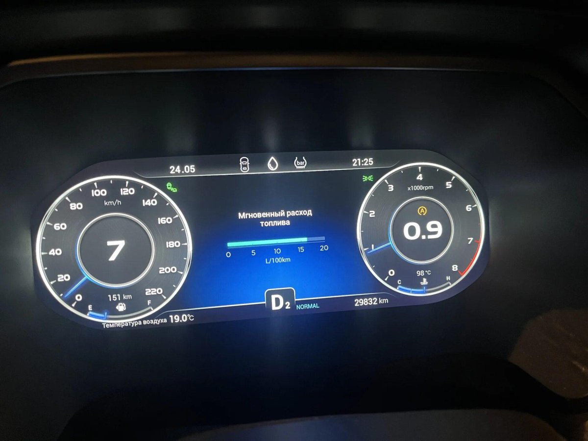 Панель приборов Тигго 8