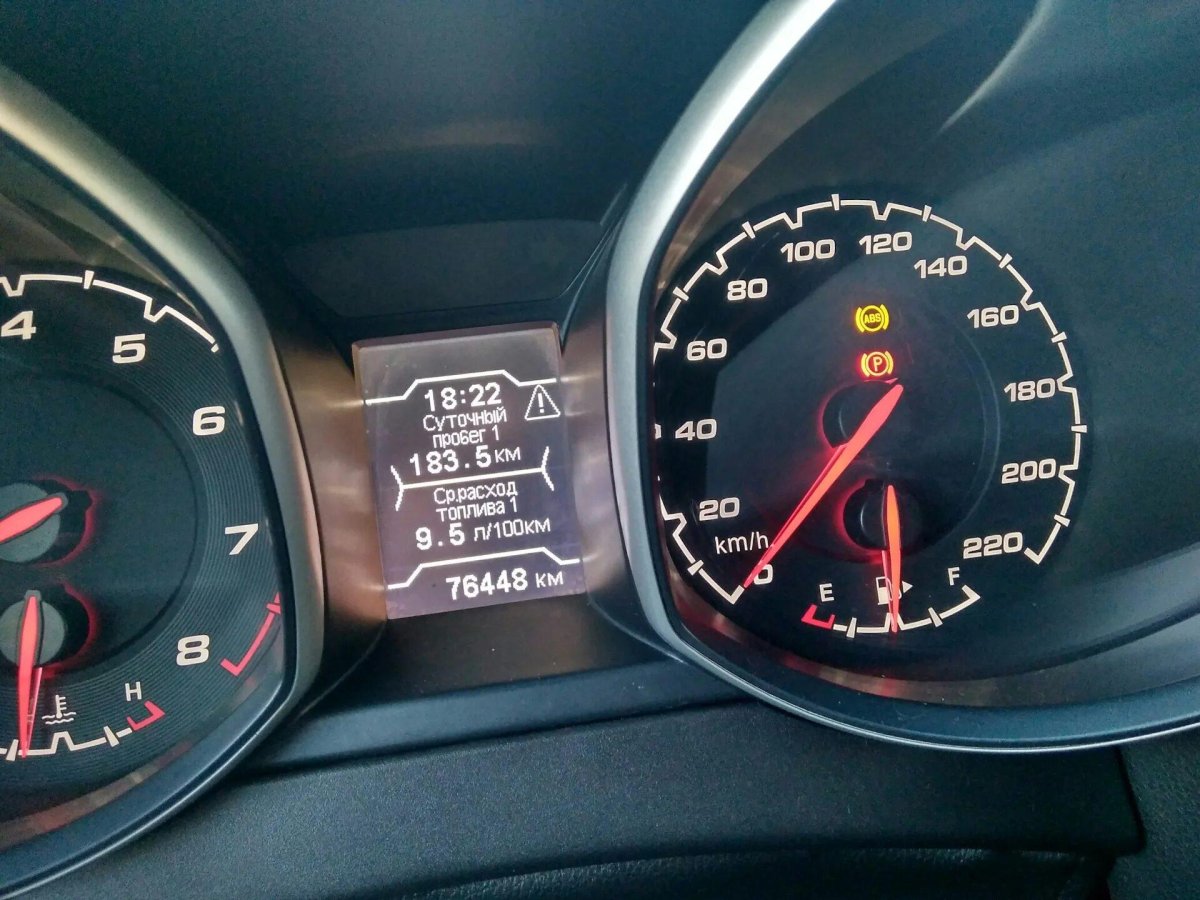 Чери Тигго 4 чек на панели