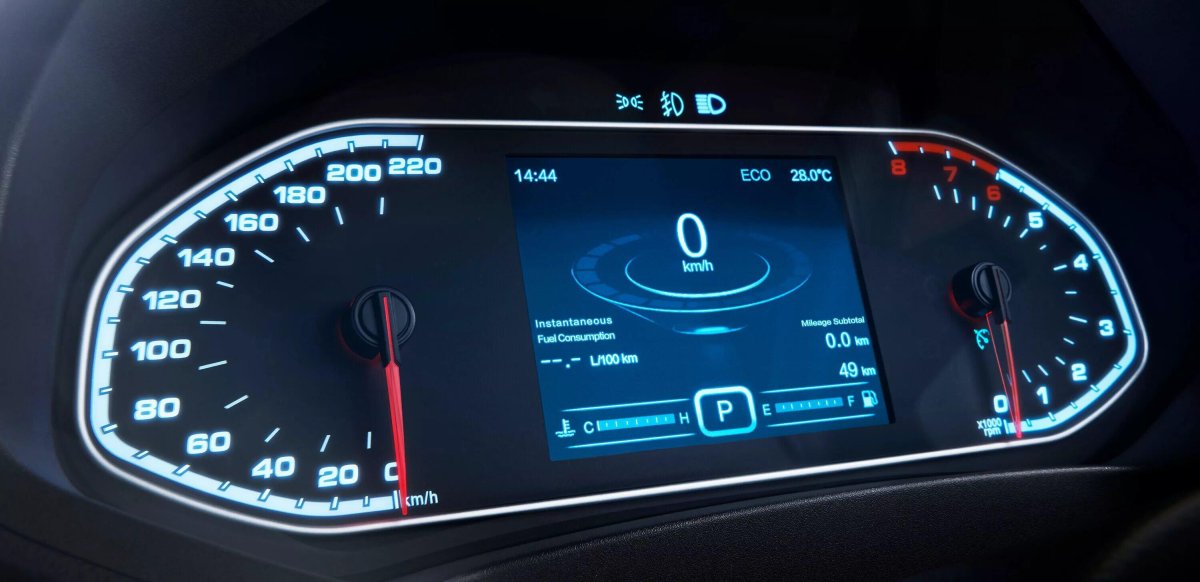 Электронная приборная панель Chery Tiggo 7