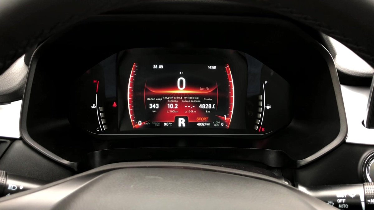 Электронный приборка Chery Swit