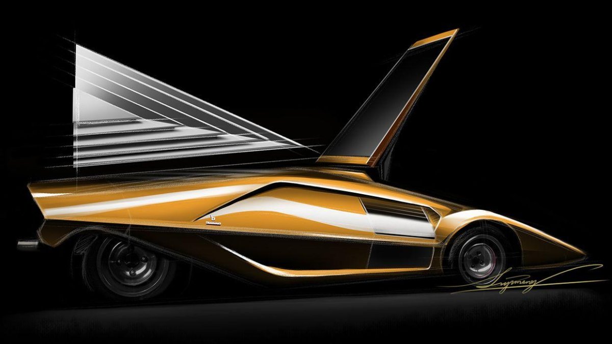 Lancia Stratos Zero Concept 1970