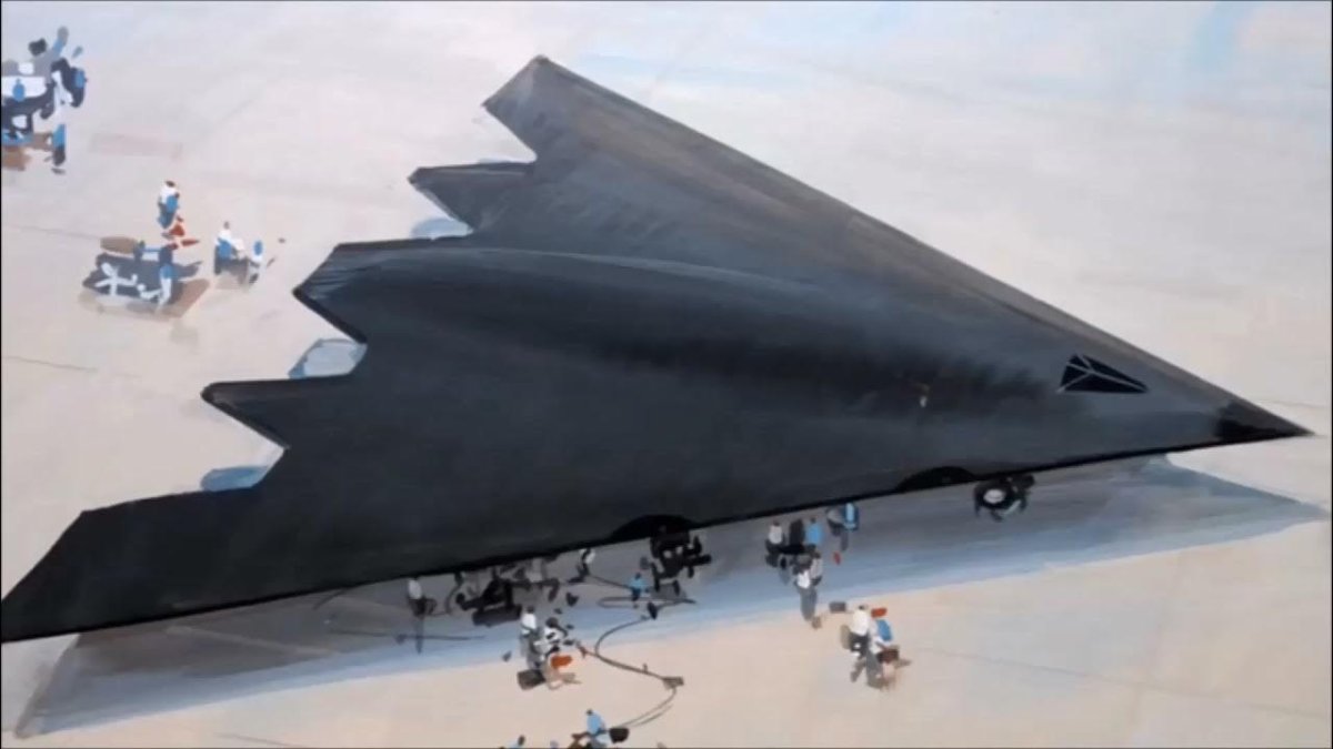 Секретный самолет США tr-3b