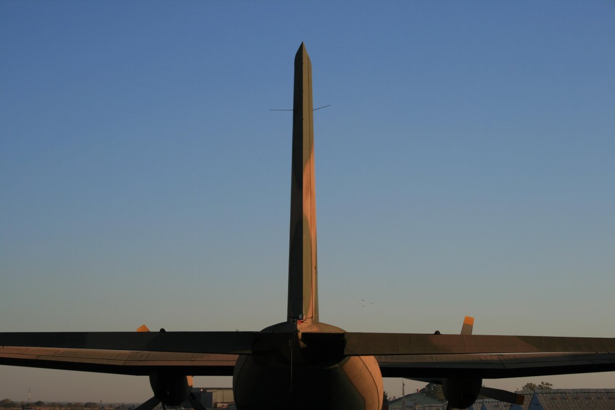 Приземление самолета