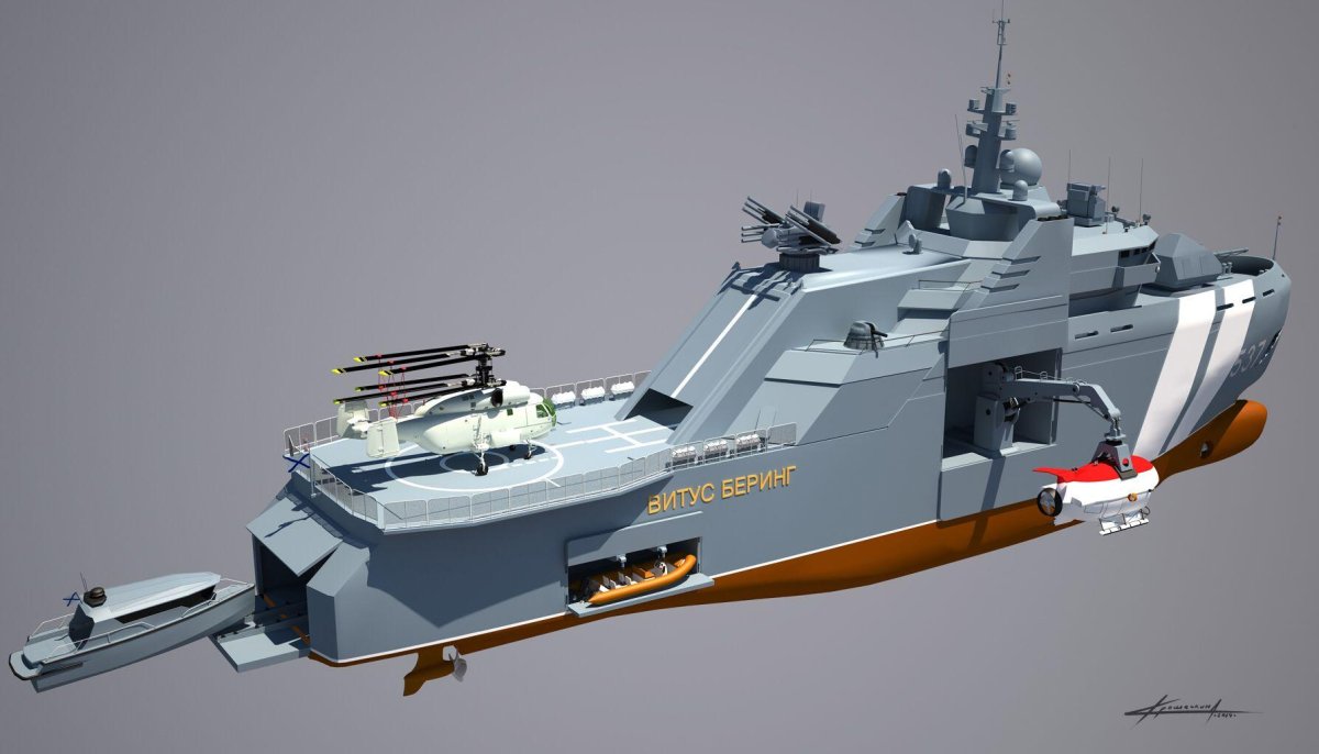 Корвет-тримаран «Русич-2400»