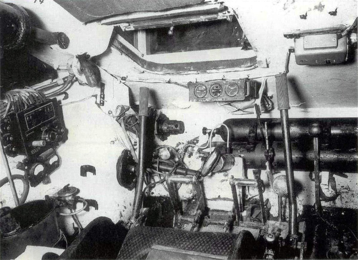 Т-34 внутри танка