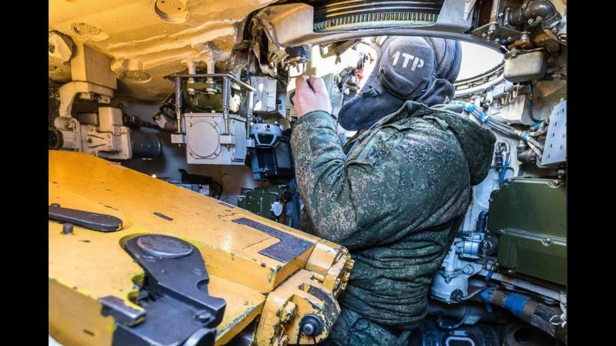 Т-72б3 внутри