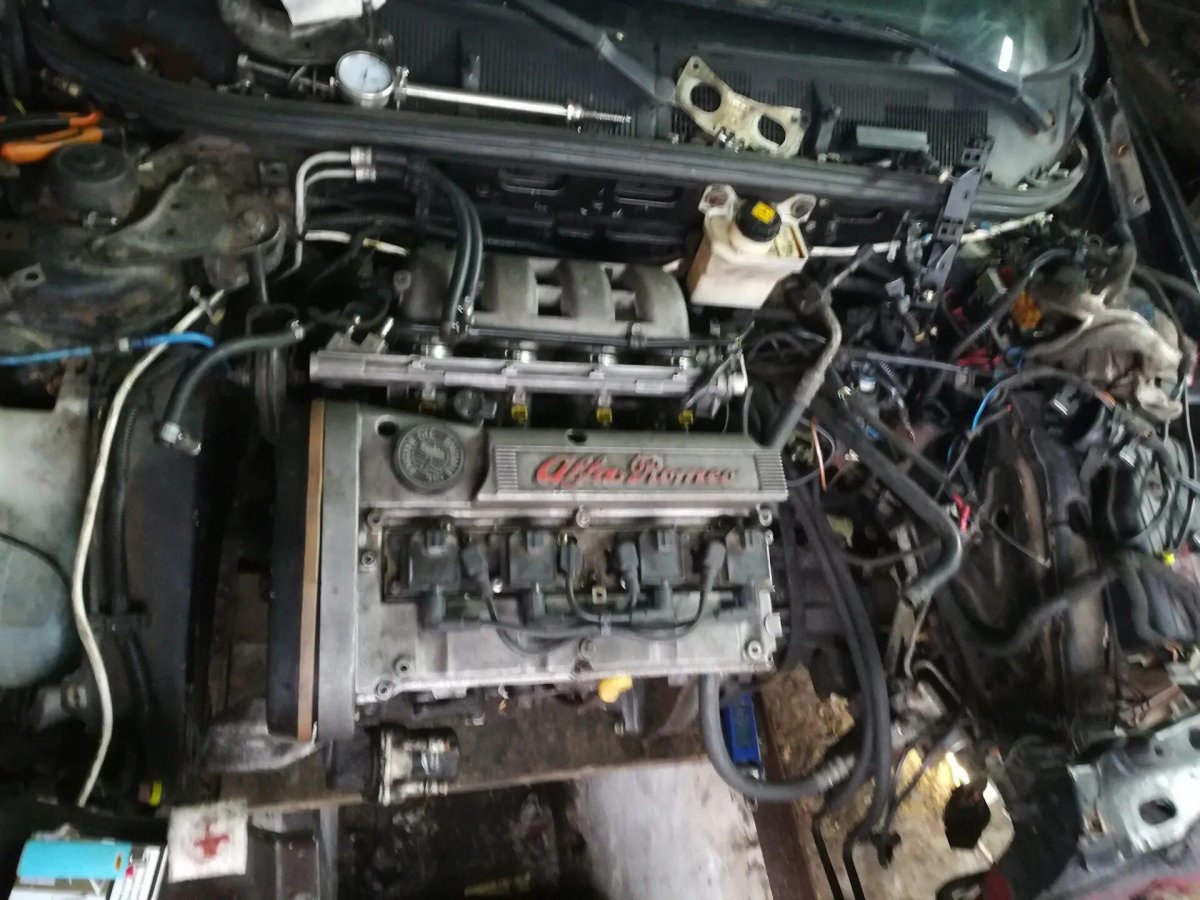 Alfa Romeo 156 [156 benzina (1997-2002) подушка ДВС правая артикул