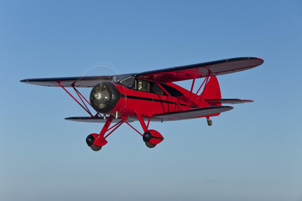 Самолет Пайпер биплан