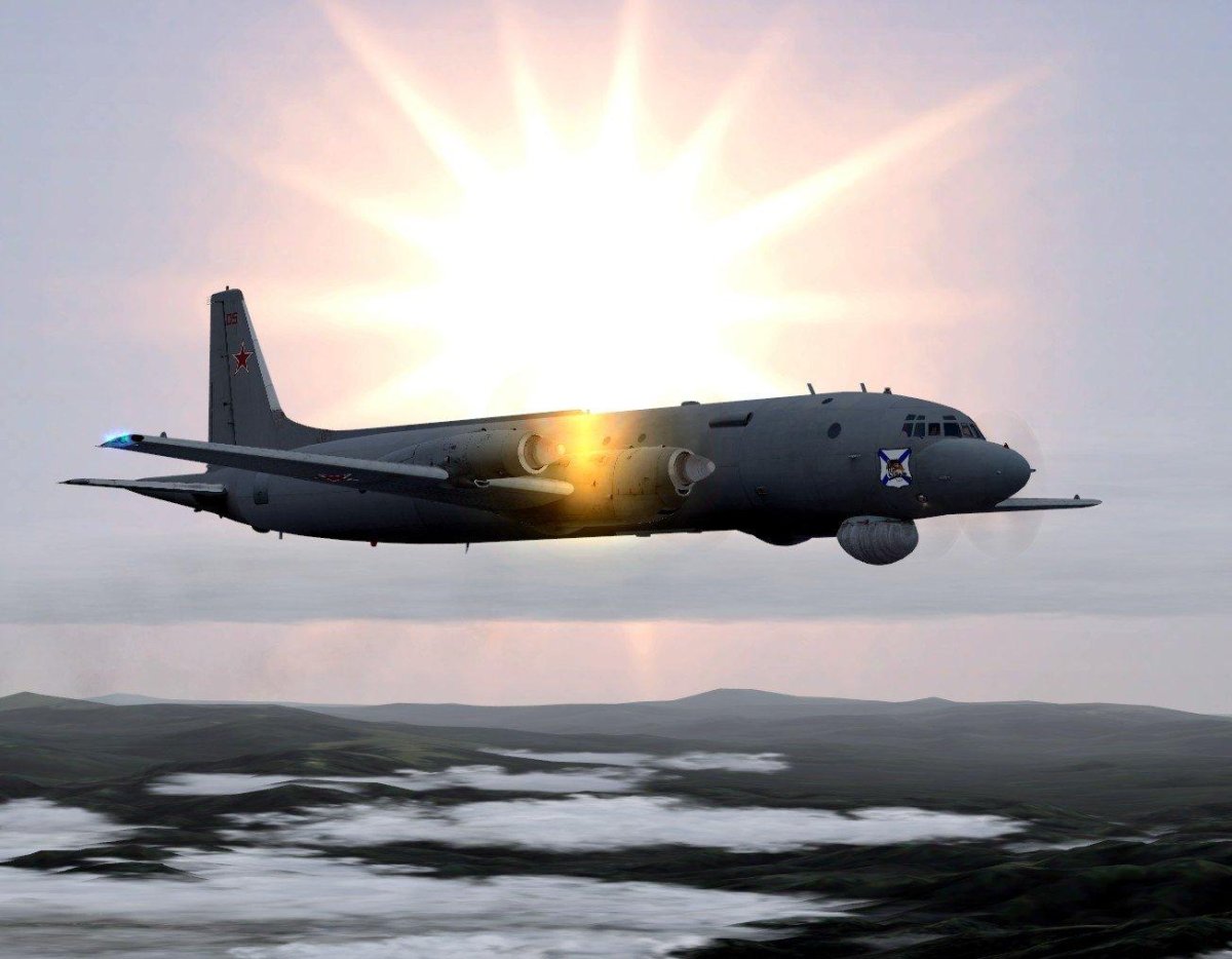 Ил-38 над морем