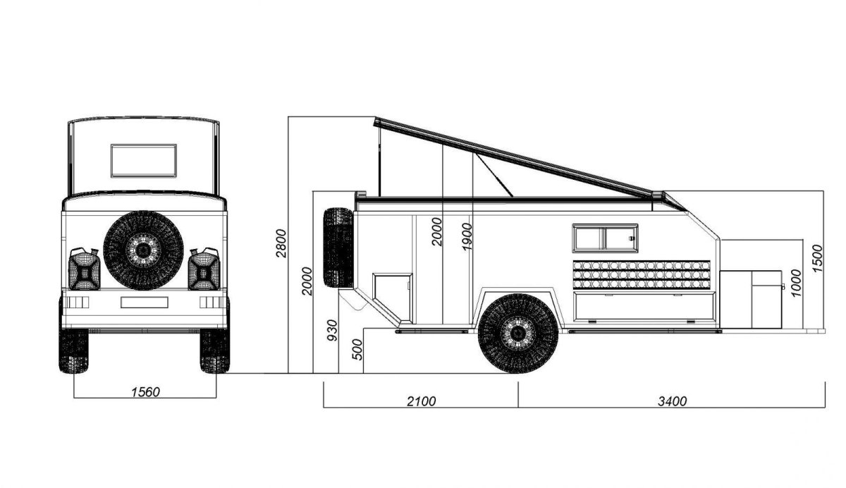 Внедорожный прицеп Cross Lander
