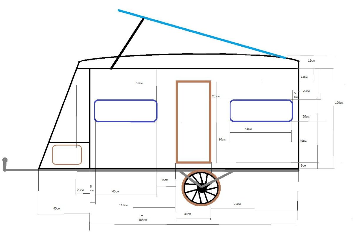 Прицеп автодом кемпер Tabbert 118