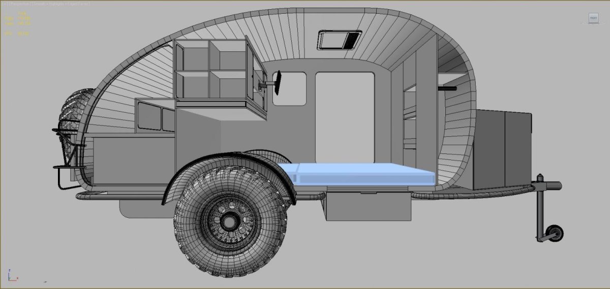 Прицеп-капля Teardrop Classic