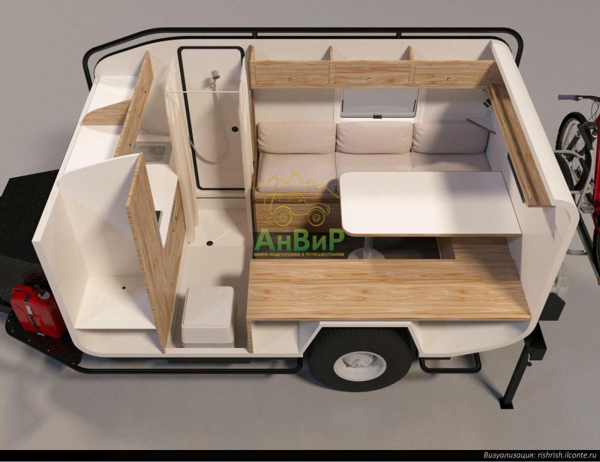 Прицеп кемпер via Lander