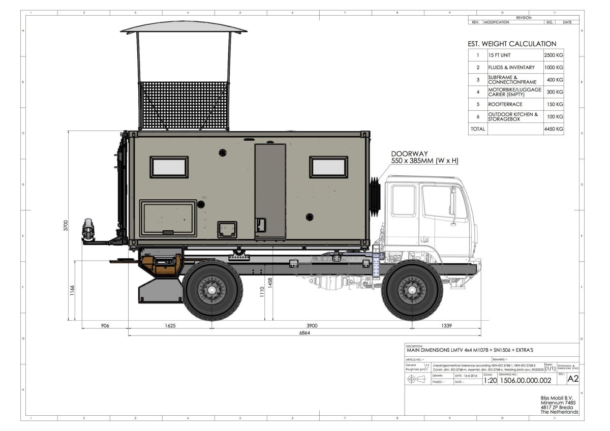 Iveco Daily 4x4 Light Truck чертежи