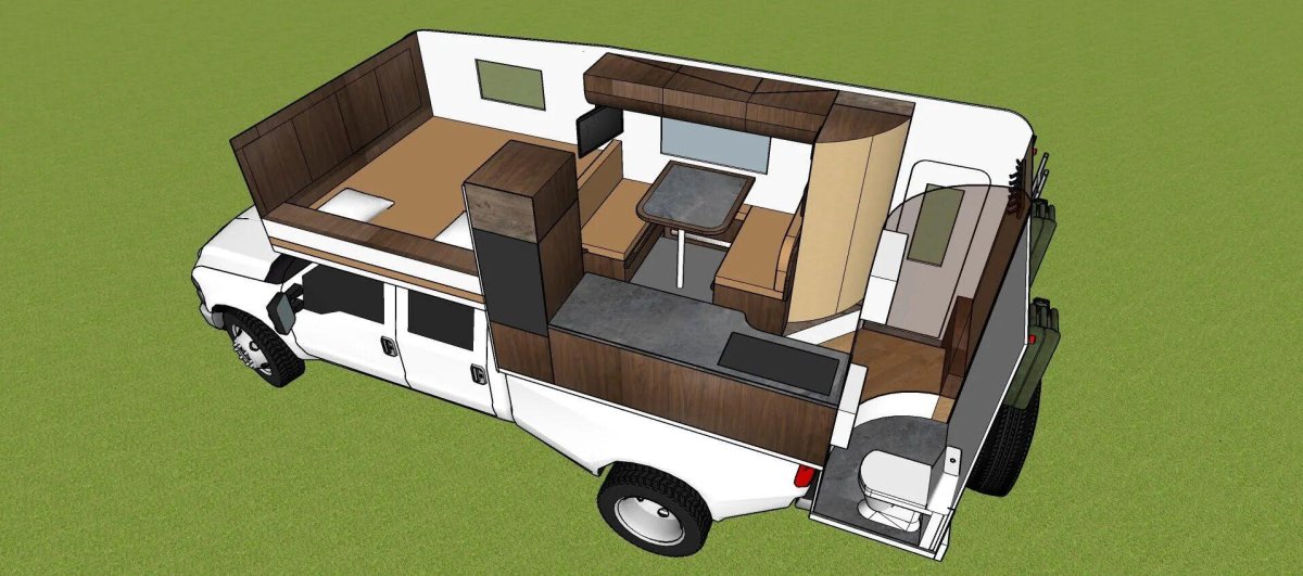 Идеальная кемпер модуль машина