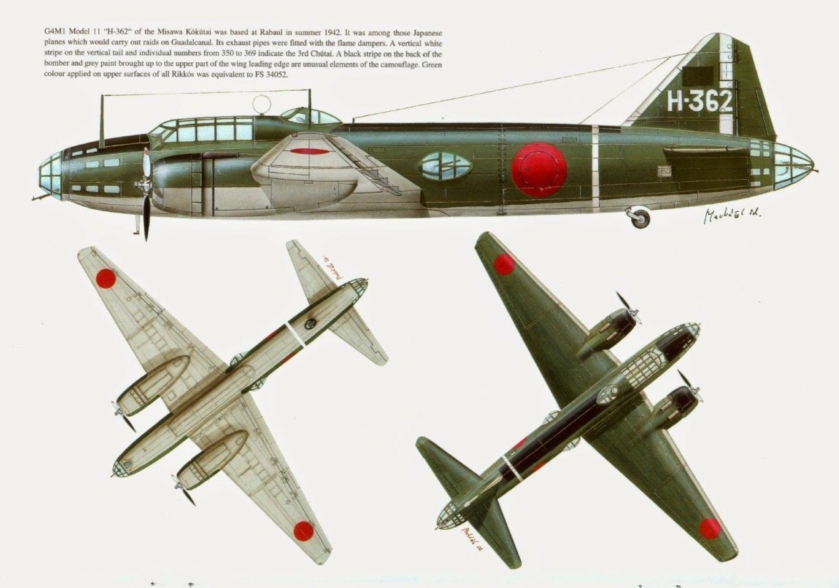 Mitsubishi g4m1 model 11