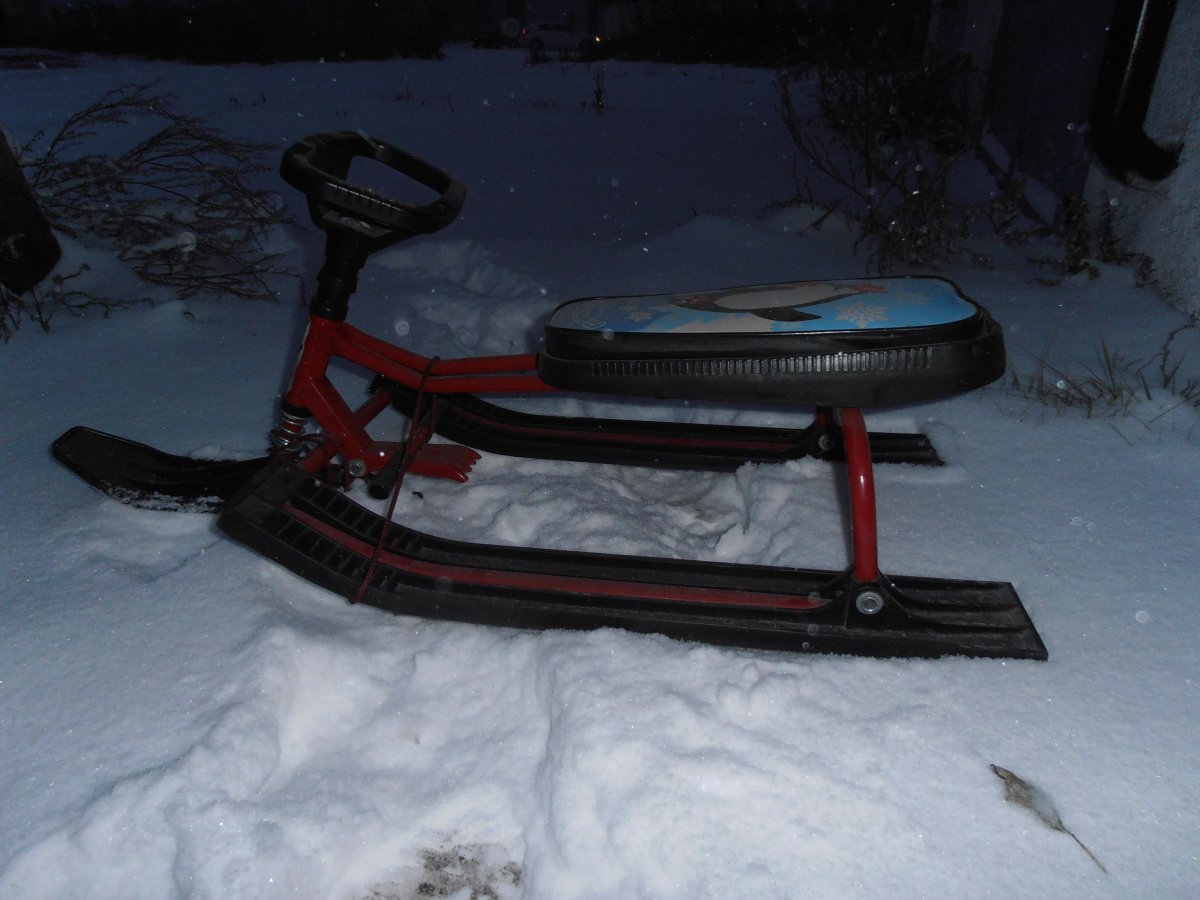 Снегокат с двигателем
