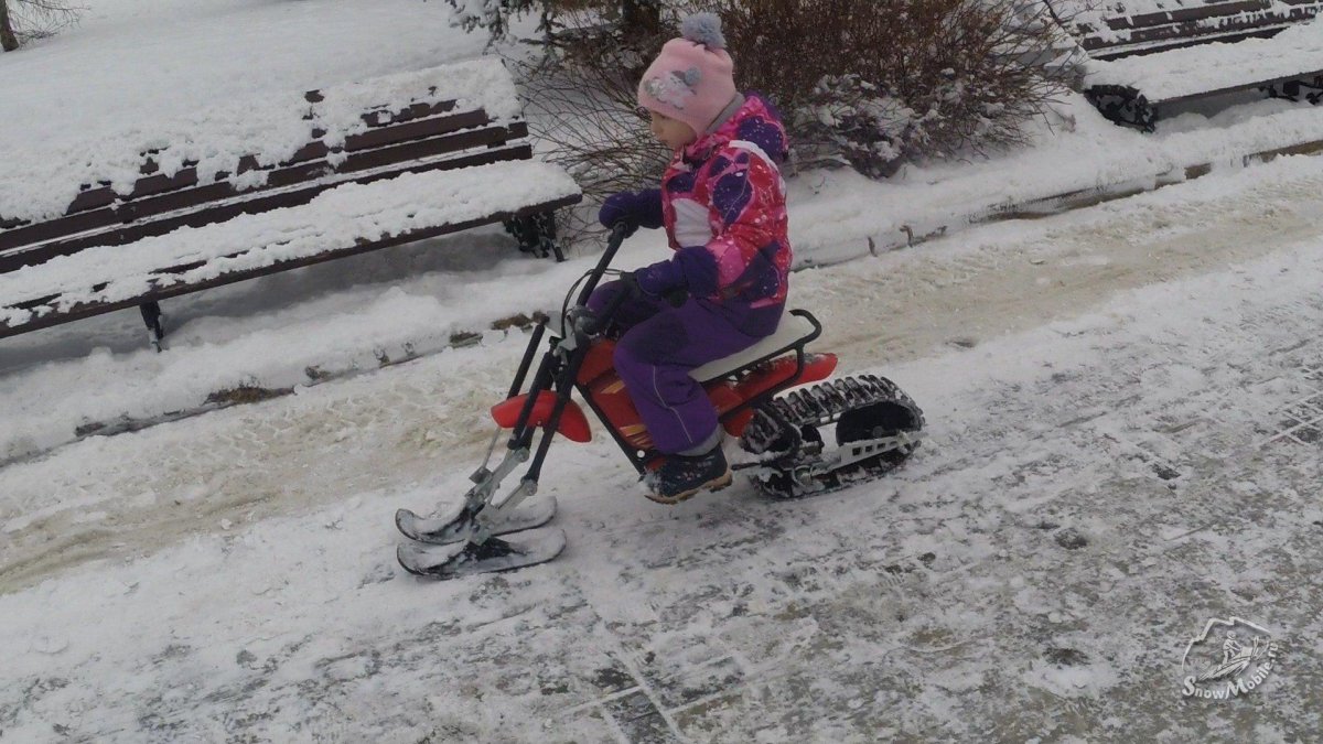 Снегоход из триммера