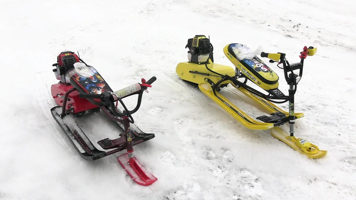 Снегокат с мотором мб1