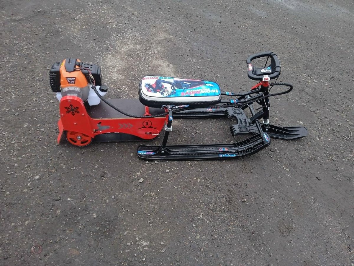 Снегокат с мотором