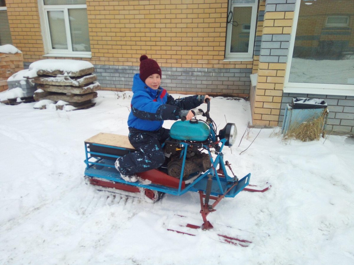 Мотоснегокат Русак