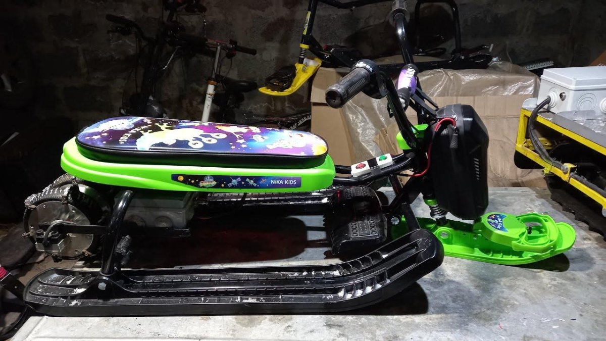 Снегокат из гироскутера