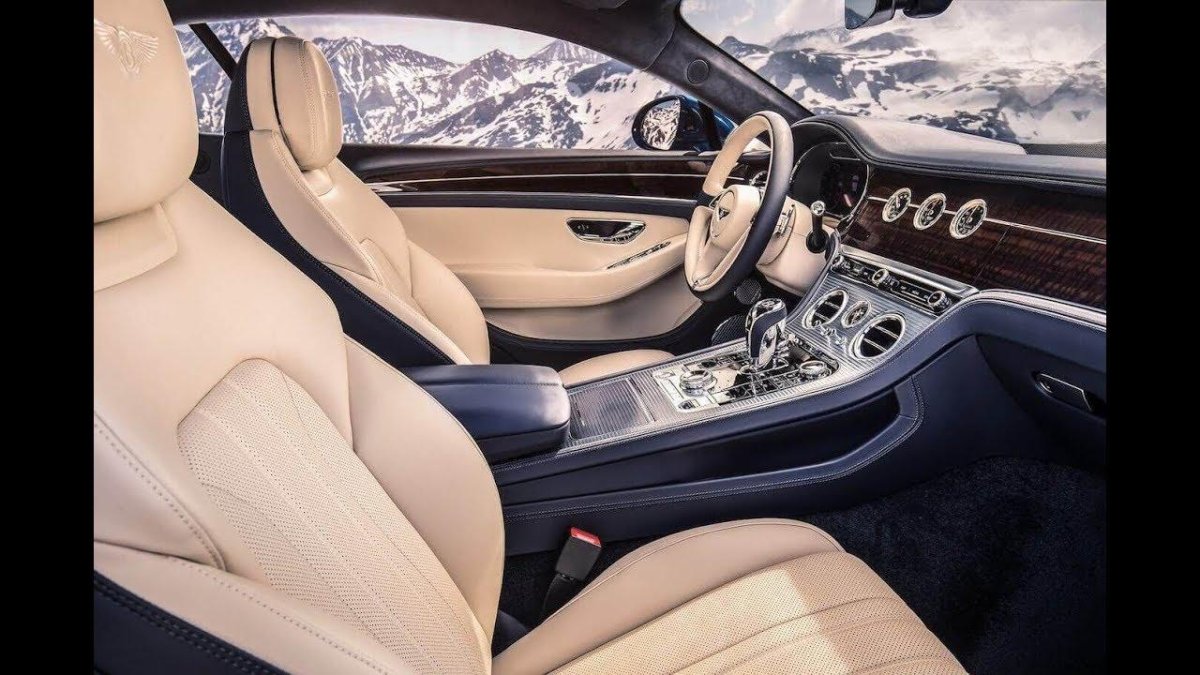 Bentley Continental gt 2018 салон