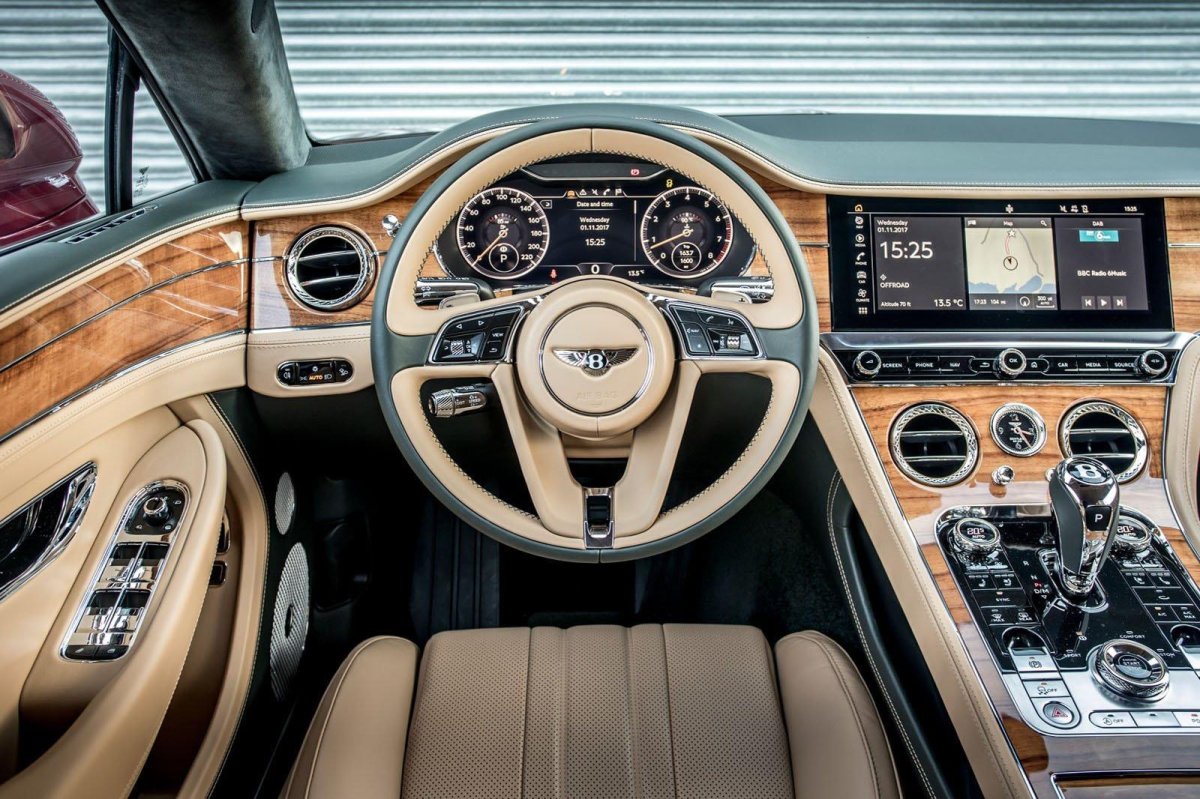 Bentley Continental gt 2018 Interior