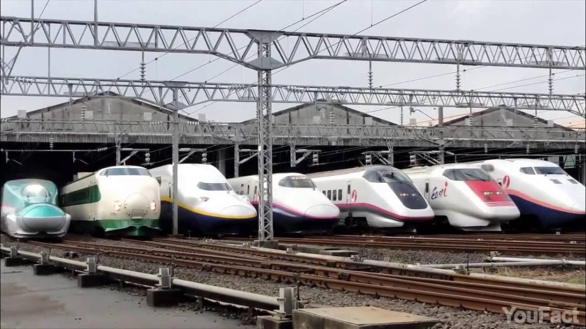 Поезд Синкансэн в Японии